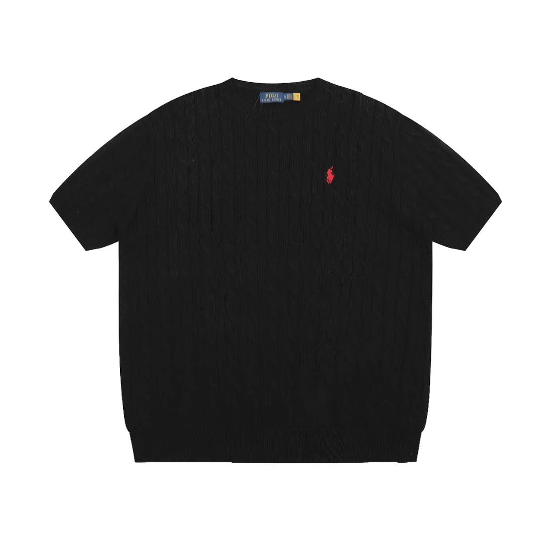 🅿️170 "Top quality" Style number: DS052# (not off the shelves all year round) [Ralph Lauren men's round neck solid color pony embroidered logo knitted short sleeves] ✅Ralph Lauren classic basic versatile men's knitted short sleeves for all seasons ✅Main supply platform live broadcast Wholesale entities Replenish when out of stock Not off the shelves ✅ZP quality 1:1 version Scan the code to enter the GF website Counter quality ✅Detailed quality The only one in Guangzhou Imported high-quality cotton yarn, focusing on high-end, cost-effective, good quality needless to say ✅The version is restored to the original order, the maximum size can be worn up to 200 pounds, loose, comfortable and stress-free ✅The upper body is simple and easy to match, a must-have for men ootd. Good-looking clothes are never picky. A must-have recommendation for men's wardrobe. Size: S-XL Color: Black White Gray Khaki Navy Blue Gentleman Lake Blue